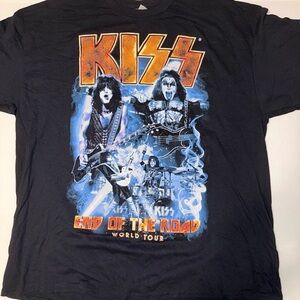 Kiss End Of The Road World Tour Concert T-shirt Size XL